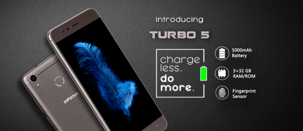 InFocus launches Turbo 5 with a massive 5000mAh battery for Rs 6,999