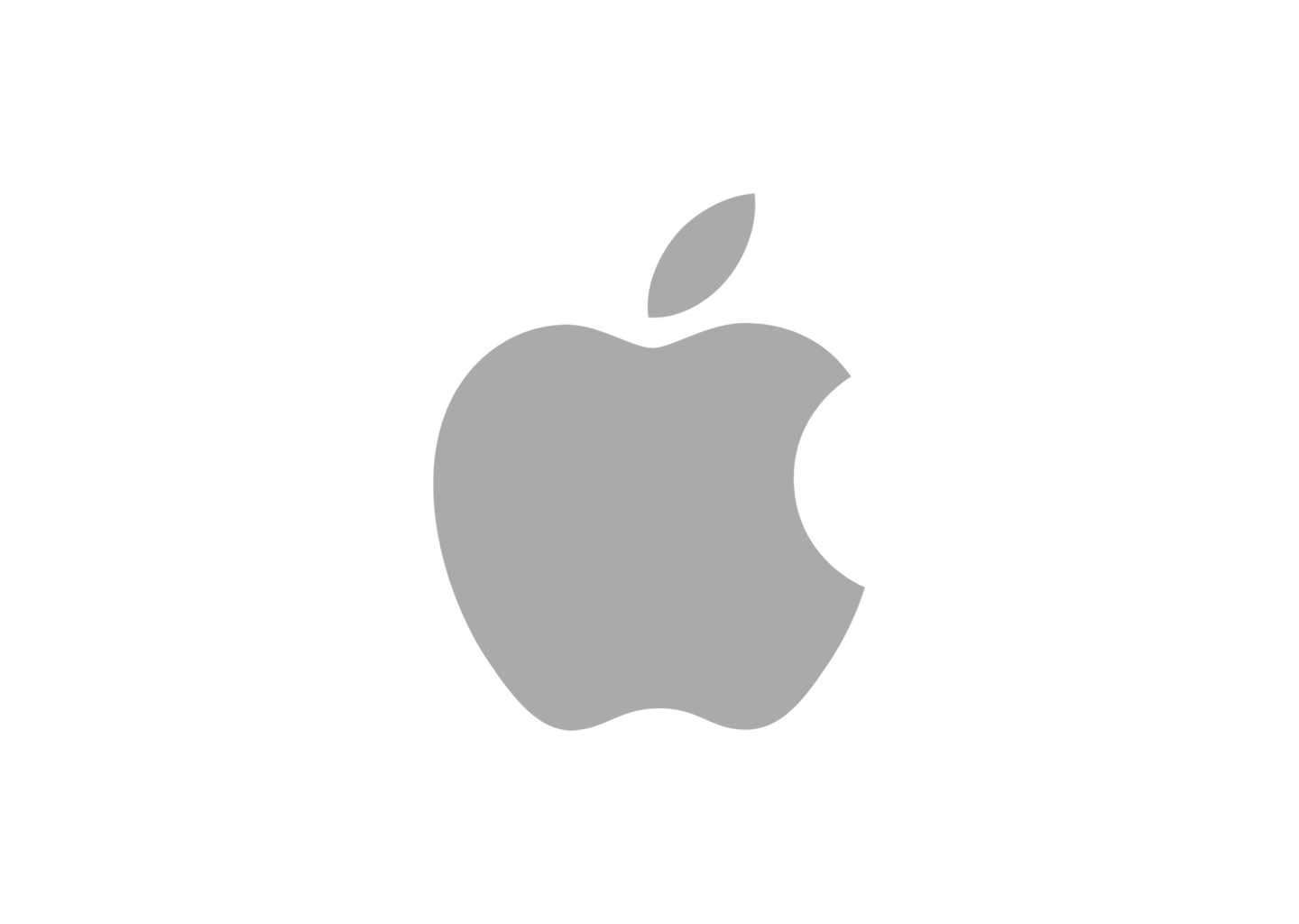 Apple-logo-grey logo
