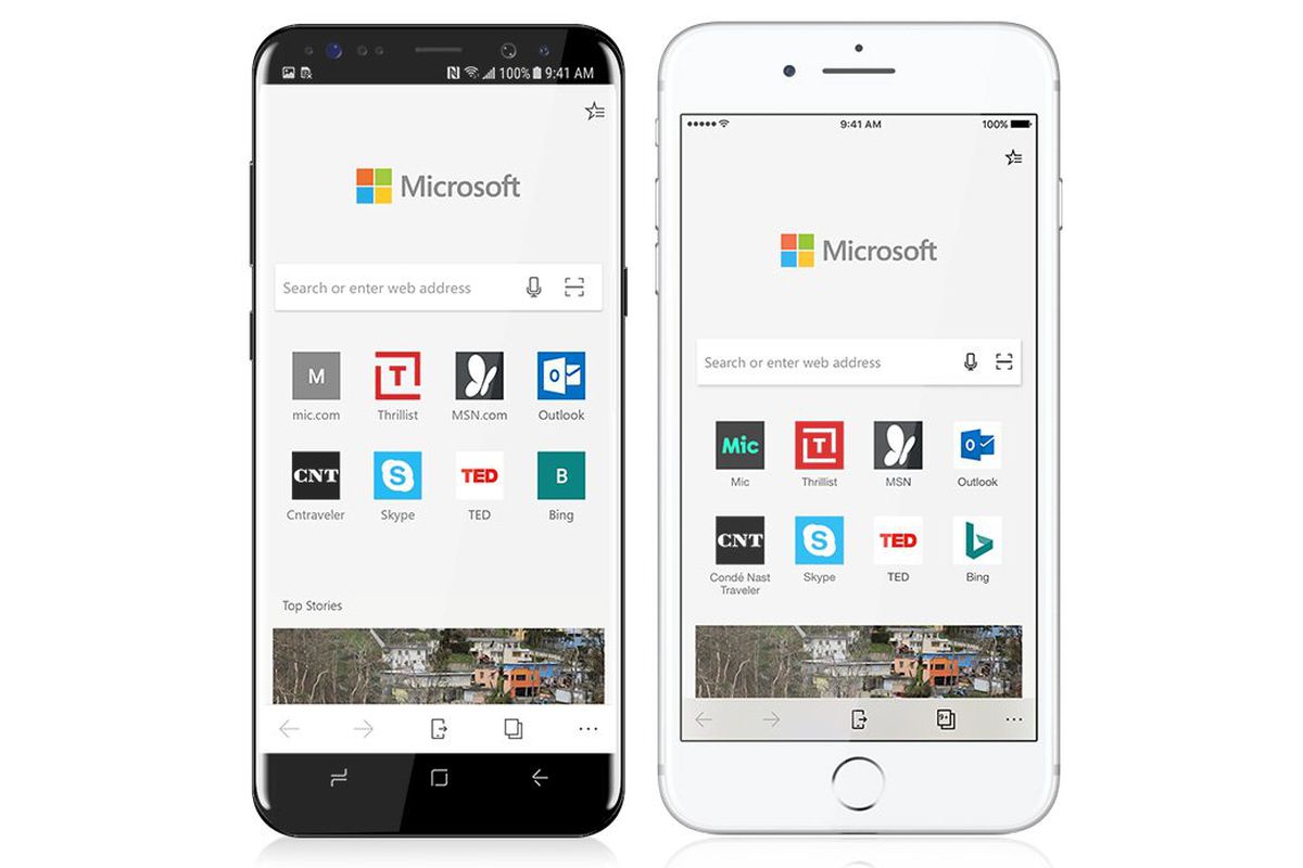 Microsoft Edge now available in Android, iOS devices