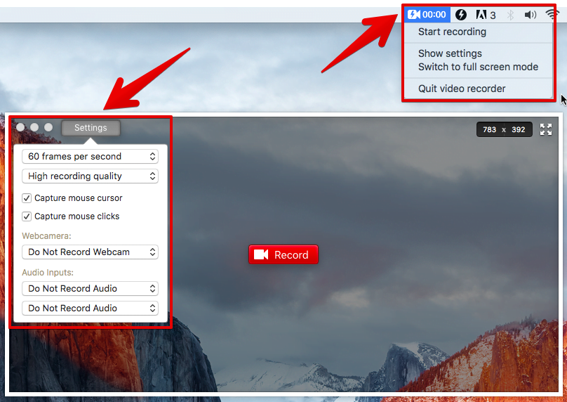 free good screen recorder for mac