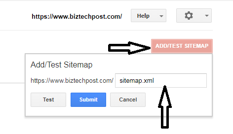 Step 3. Submit a Sitemap