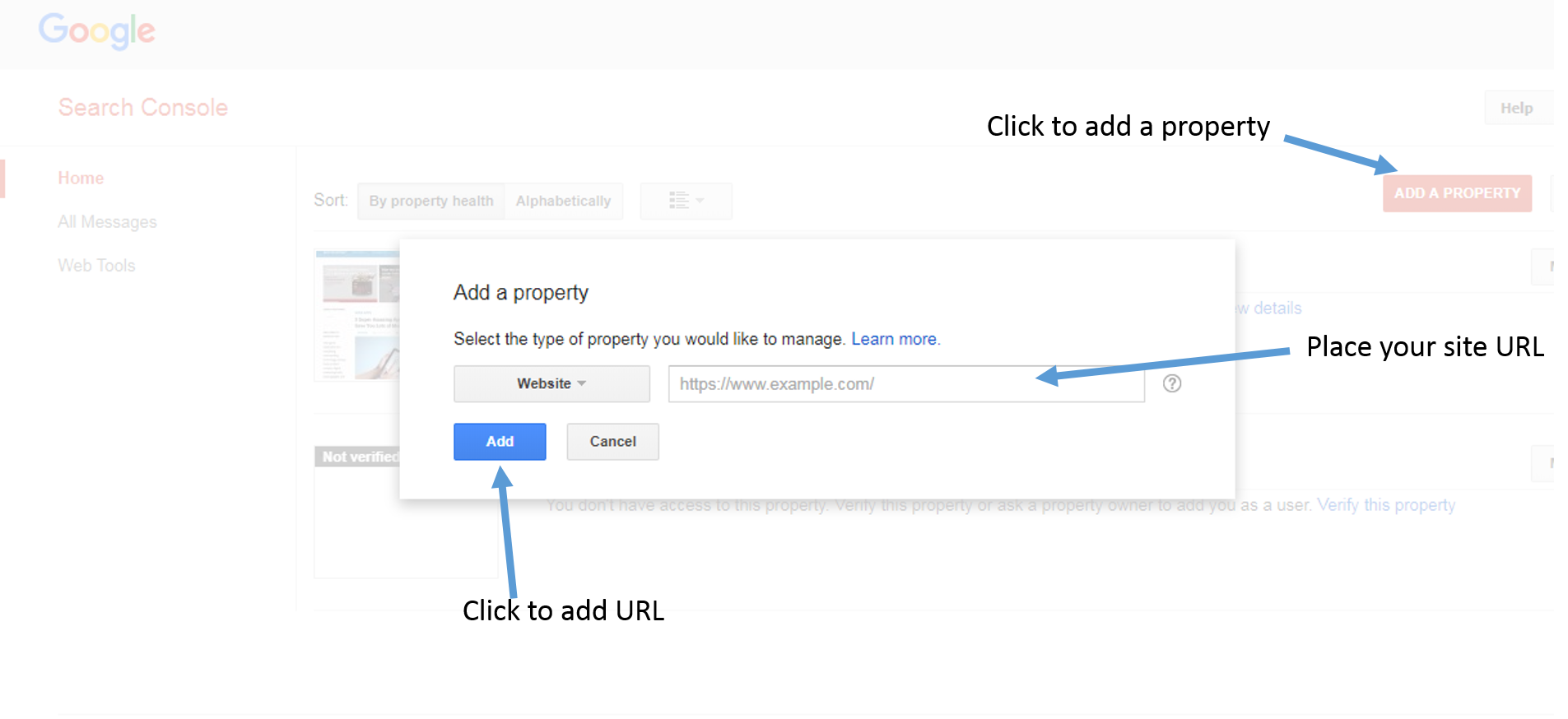 How to submit your website to Google Search Console
