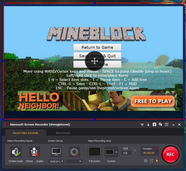 best free screen recorders for minecraft
