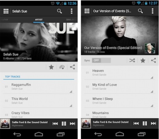 best free music apps for android