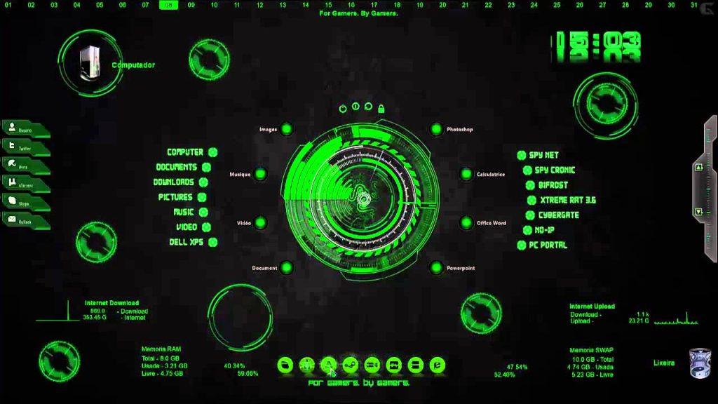 rainmeter themes 2021