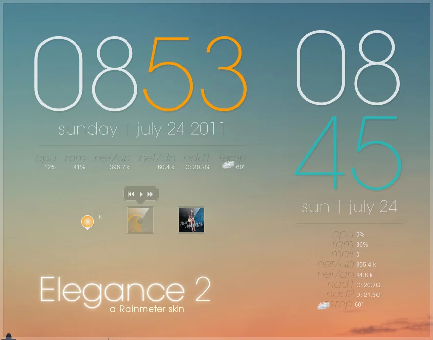 best rainmeter skins