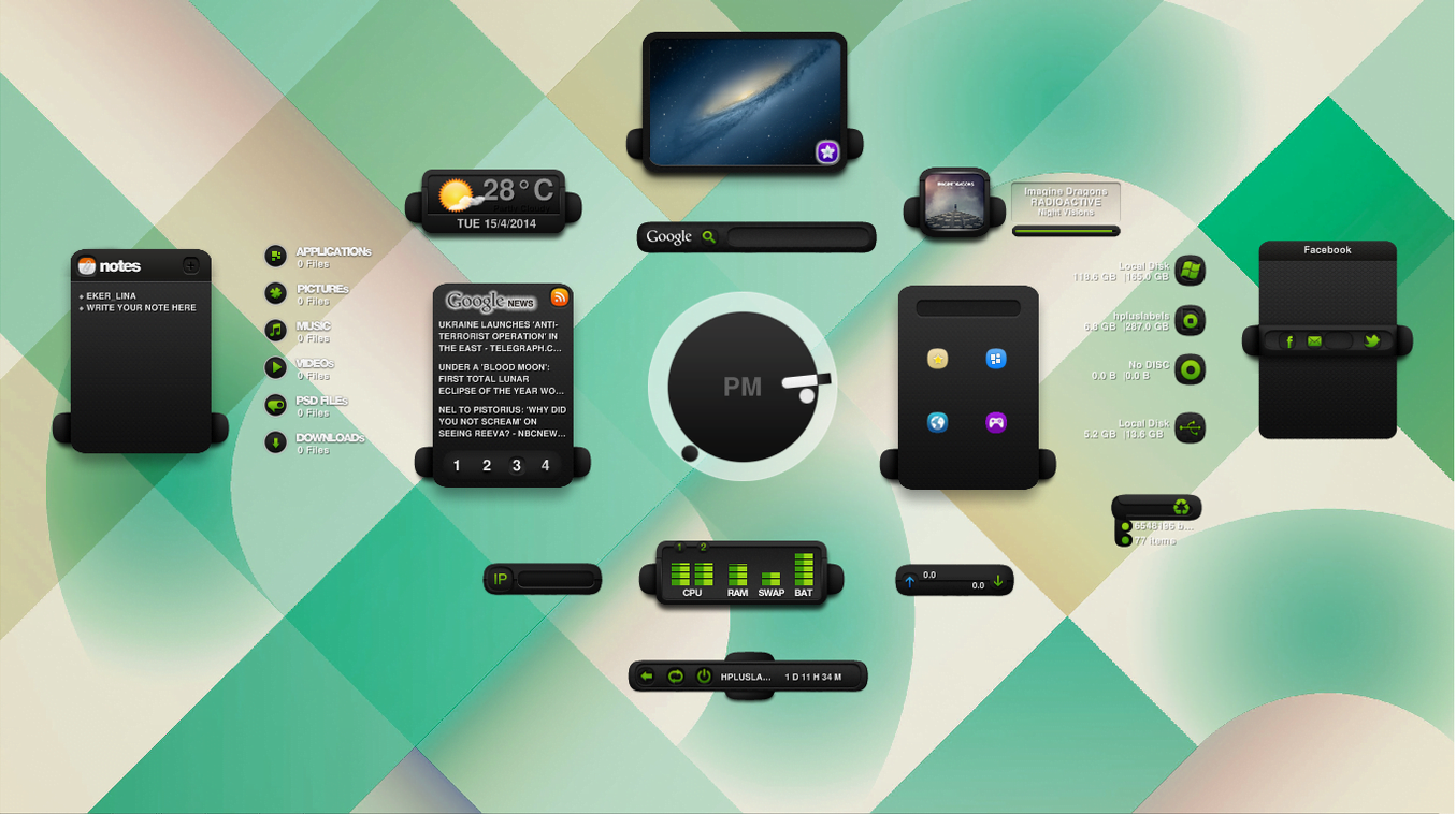 best rainmeter skins