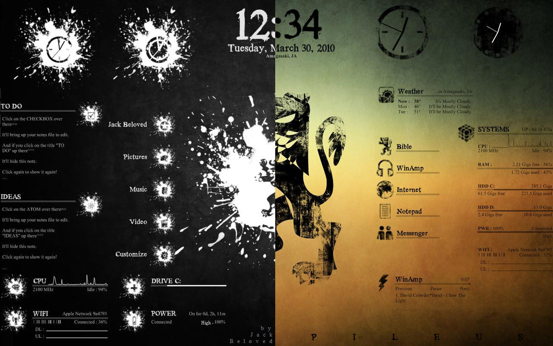 Top 50 Rainmeter Skins and Themes with Download Links [2021 Editions] -  BizTechPost