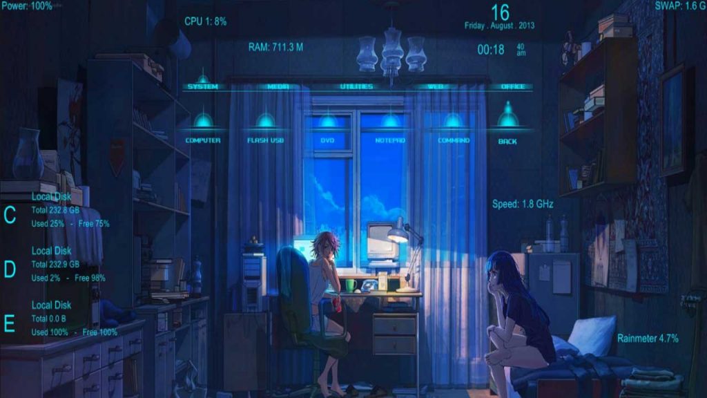 Top 50 Rainmeter Skins and Themes with Download Links [2021 Editions
