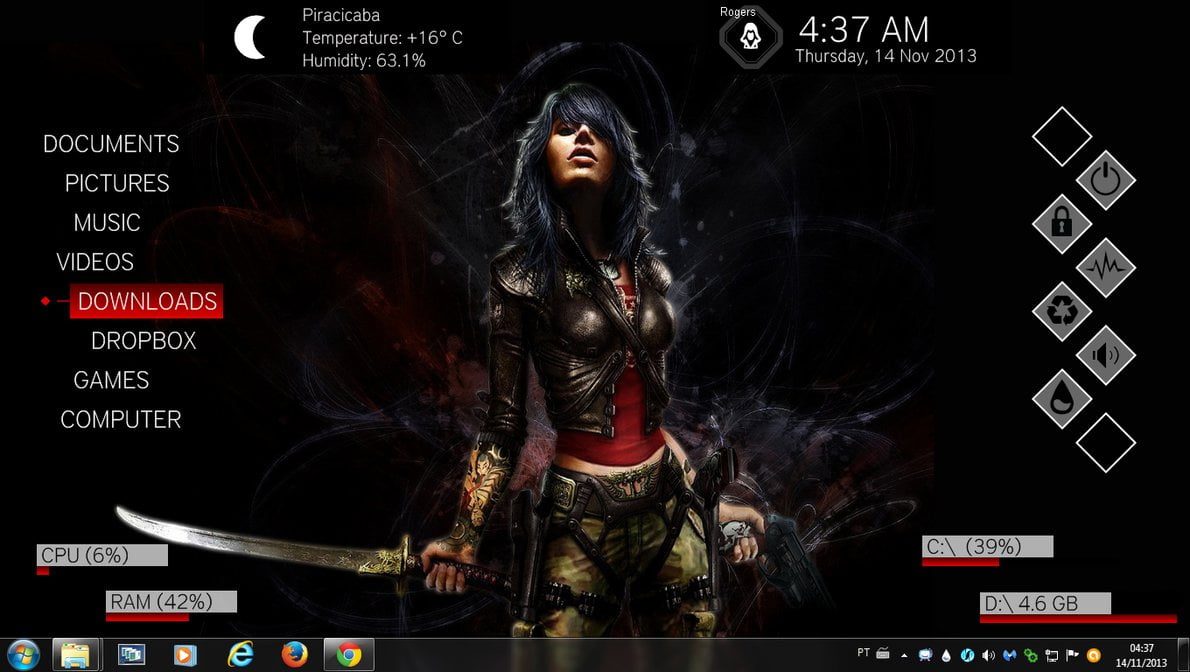 best rainmeter skins