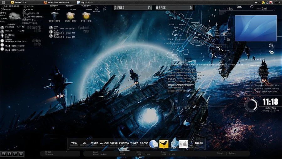 best rainmeter skins