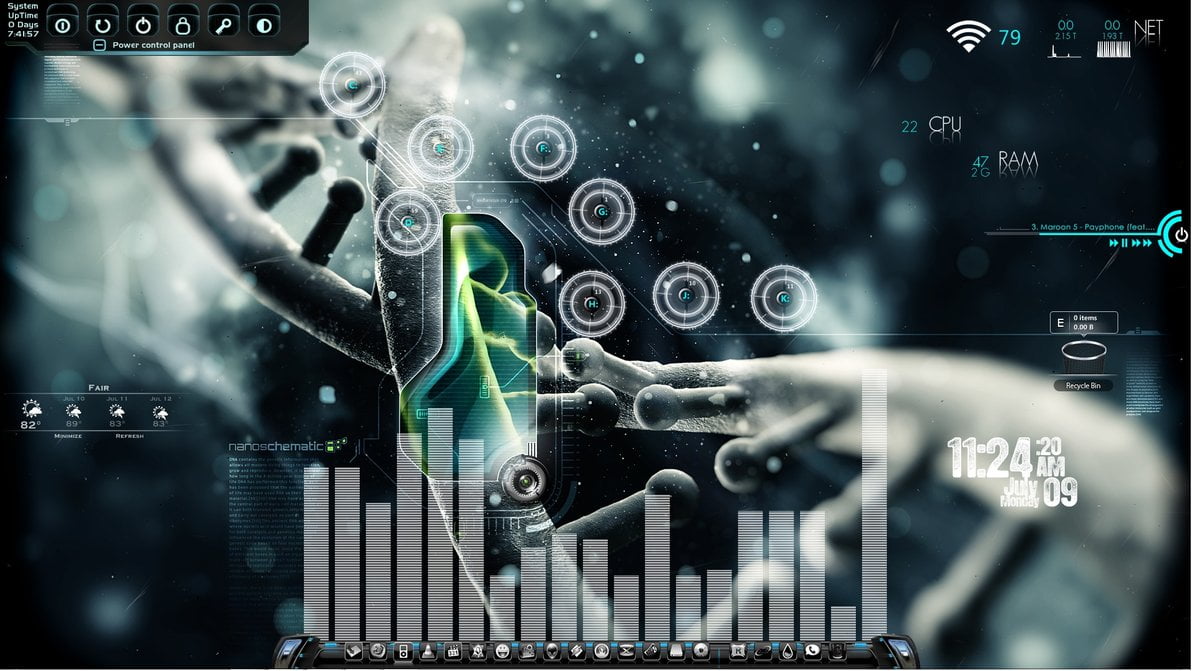 best rainmeter skins