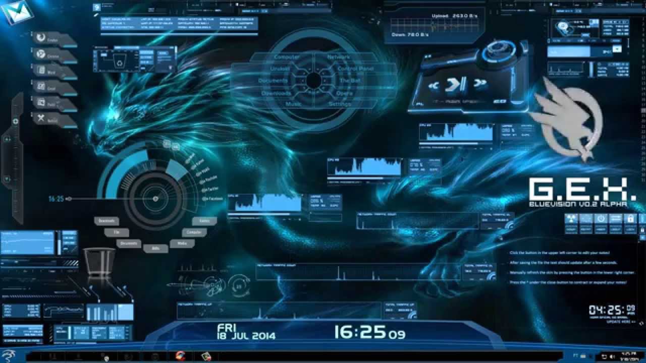 best rainmeter skins