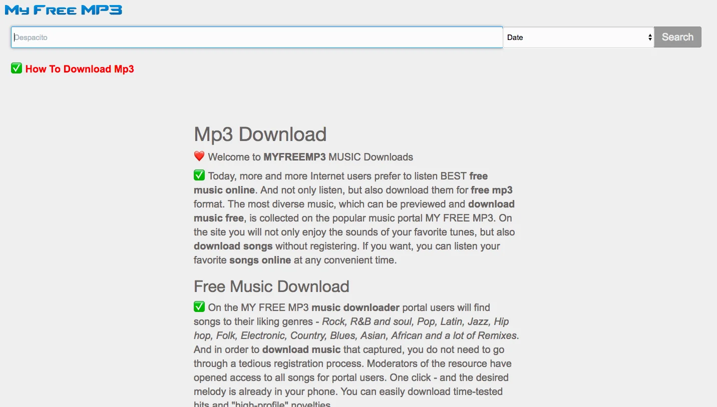 MyFreeMp3 Proxy