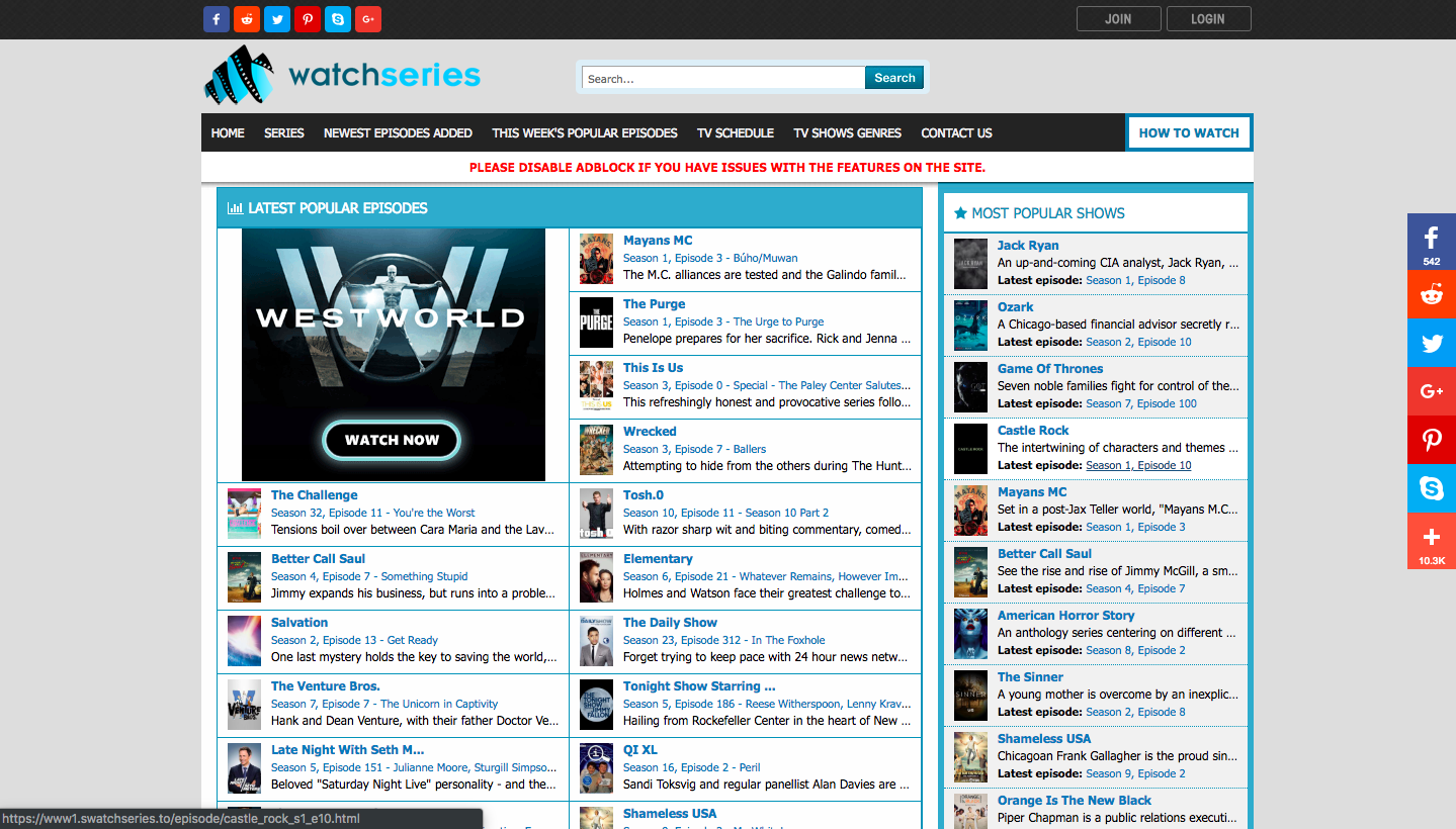 40+ *NEW* Watch Series Proxy and Mirror Sites List for watchseries.to in 2020 - BizTechPost