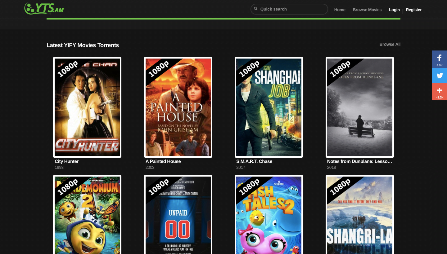 yify proxy and mirror list
