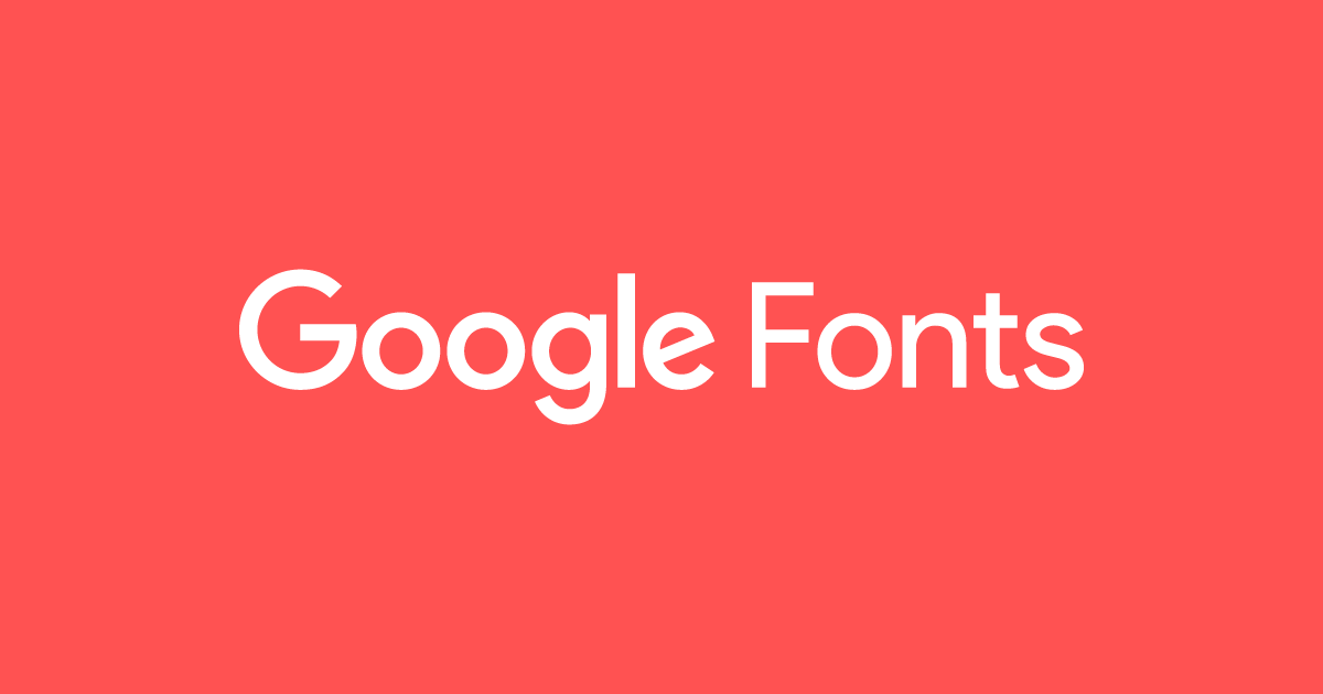 Free download from google fonts