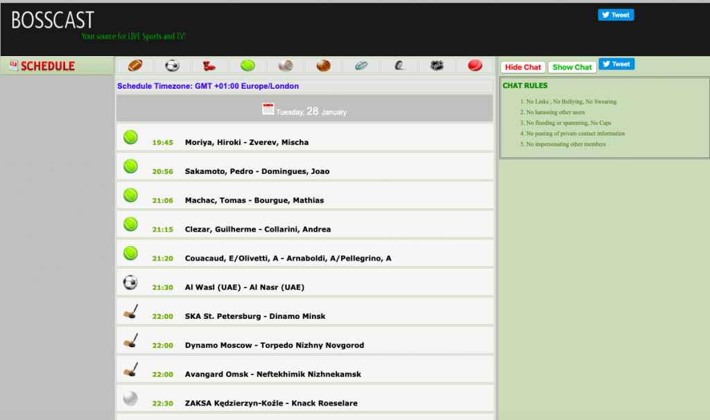 Bosscast is dedicated to Baseball, Basketball and American Football