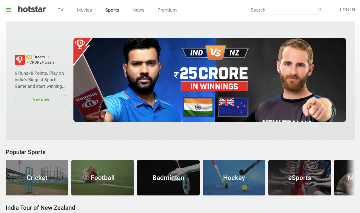 You can also watch the high-resolution video which is an added incentive on HotStar