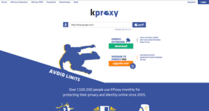 access blocked websites anonymously through kproxy