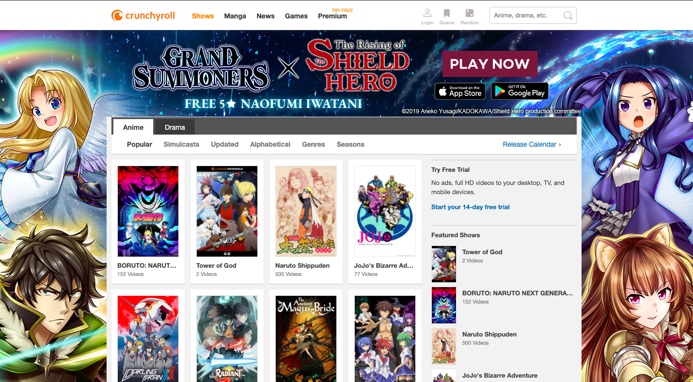 Best Free Anime Streaming Sites