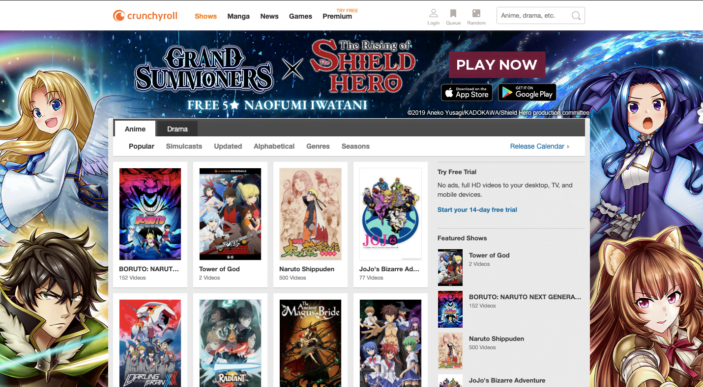 Best Free Anime Streaming Sites