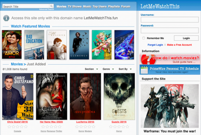LetMeWatchThis Top 10 Sites Like LetMeWatchThis to Watch Free Movies Online