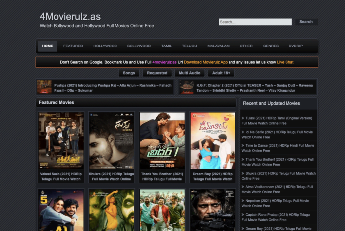 4Movierulz 4Movierulz site For Free Movies Download