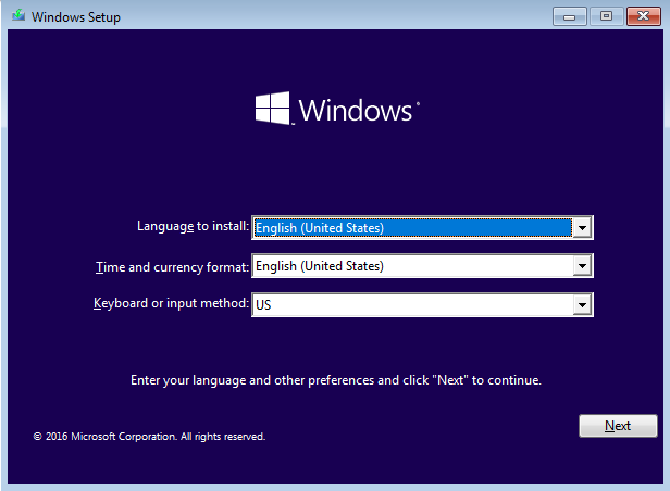 How to install Windows 10 using disc/Bootable USB