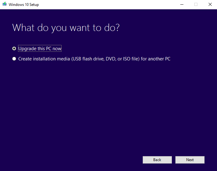 Steps to create a Windows 10 installation disc/Bootable USB