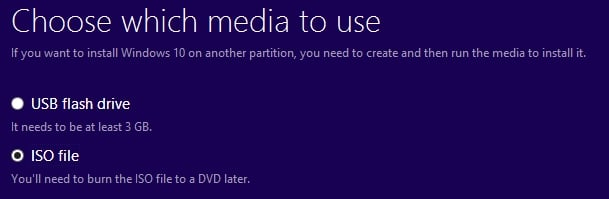 Steps to create a Windows 10 installation disc/Bootable USB