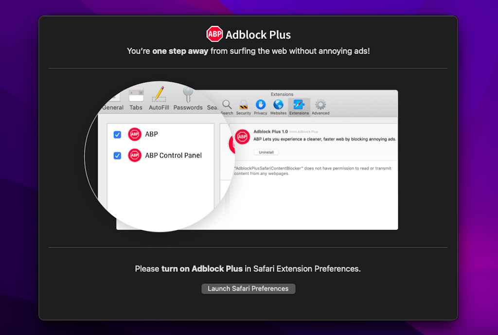 How to install Adblock for Safari: Mac