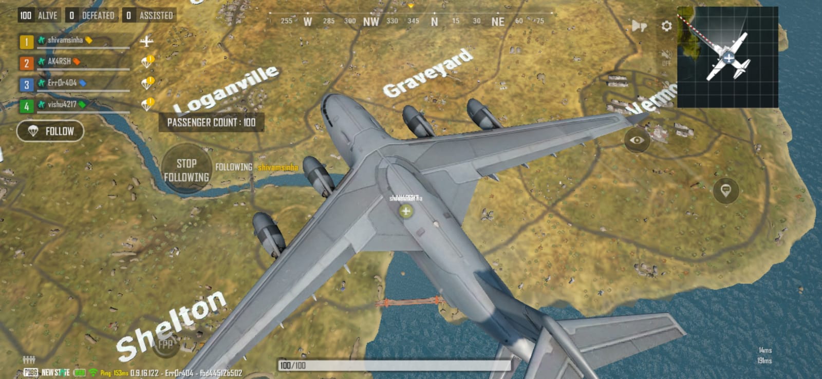 The new plane Play Pubg new state