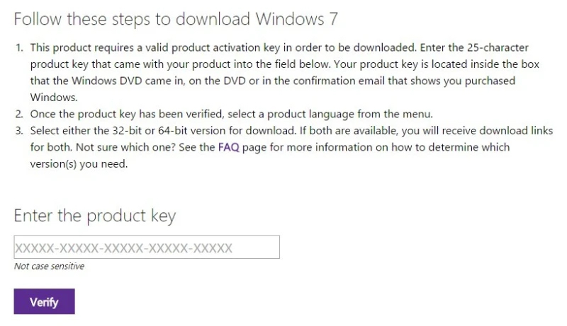Download Windows 7 ISO File and Install Legally