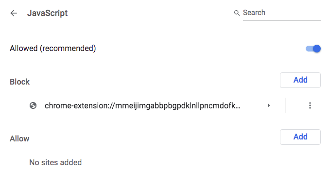 Hidden Chrome Settings