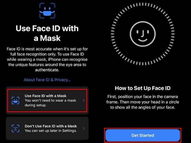 How to set up Face ID with a Mask on Apple iPhone?