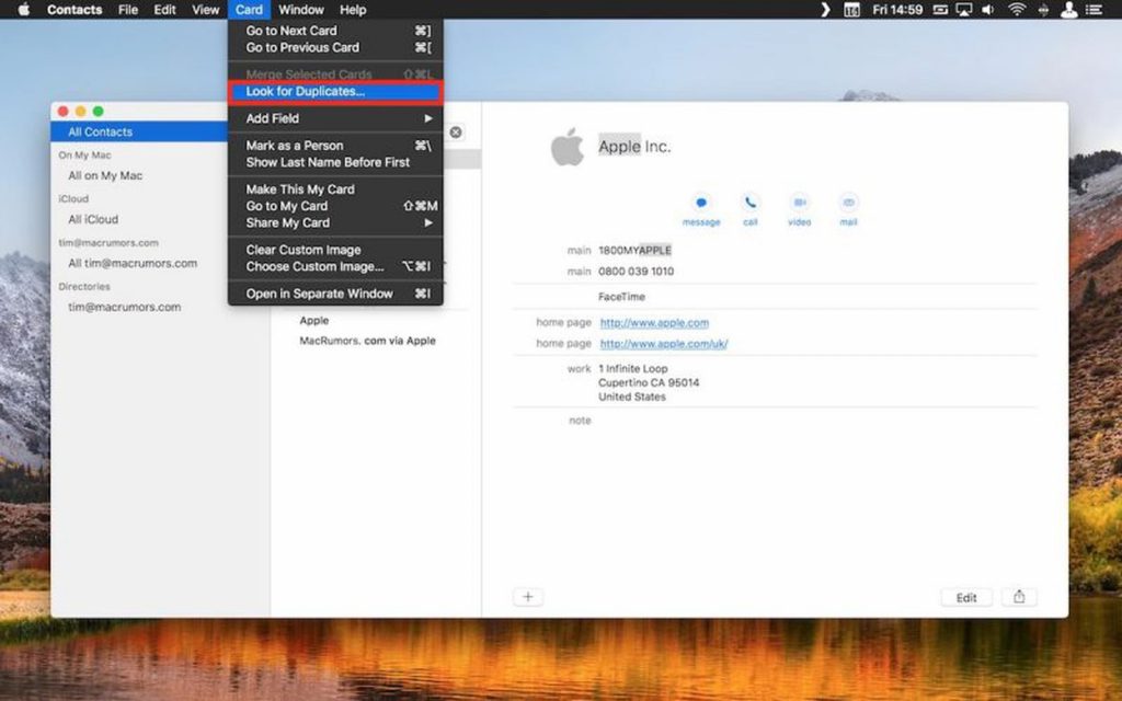 How to Delete Duplicate Contacts on Mac?