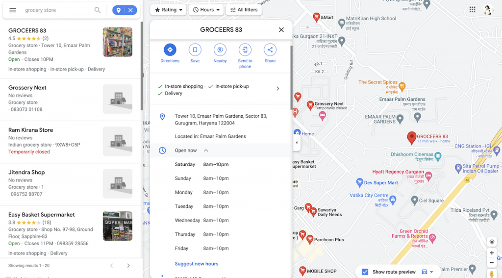 How late is the closest grocery store open near me, timing, and more