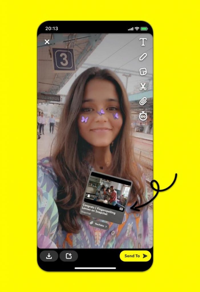 Share YouTube Videos on Snapchat on iOS and Android